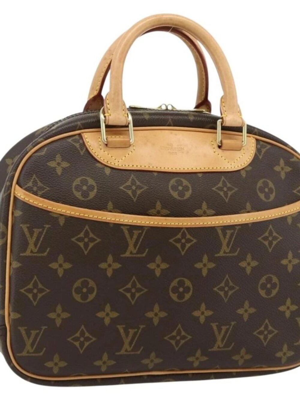 LOUIS VUITTON Monogram Trouville Hand Bag M42228 LV Auth 177273A